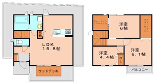 伊賀駅 徒歩4分 1-2階の物件間取画像